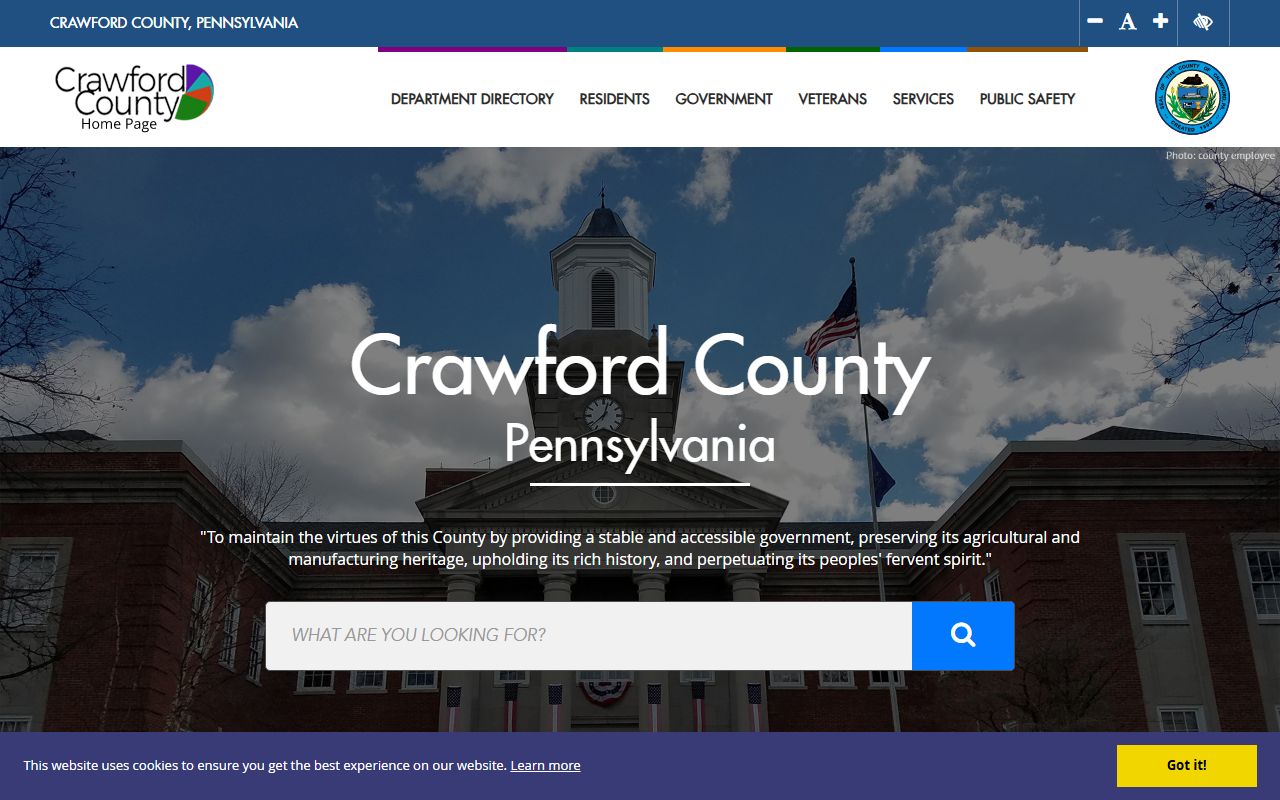 Crawford County marriage license county official website