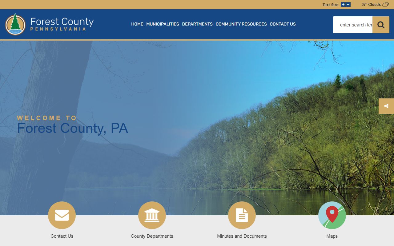 Forest County marriage license county government homepage