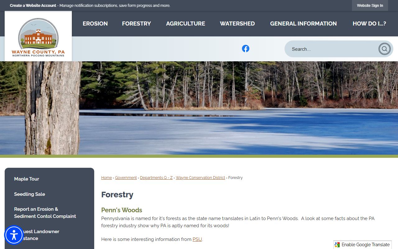 Wayne County Prothonotary office page for marriage license in Honesdale Pennsylvania